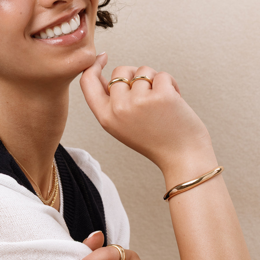 Sol Wave Cuff Bracelet Lifestyle
