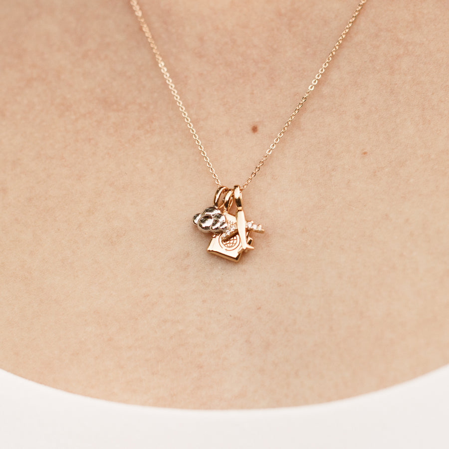 Traveler's Charm Necklace Lifestyle