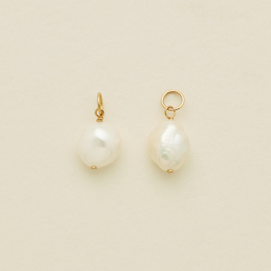 Add-On Drop Pearl Hooplets | Final Sale