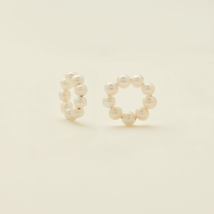 Add-On Pearl Halo Hooplets | Final Sale