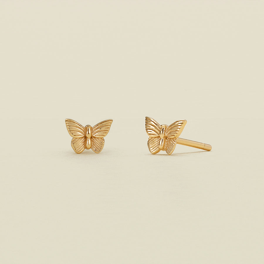 Butterfly Stud Earrings | Final Sale