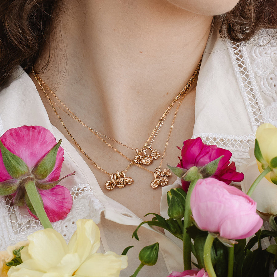 December Birth Flower Charm Lifestyle