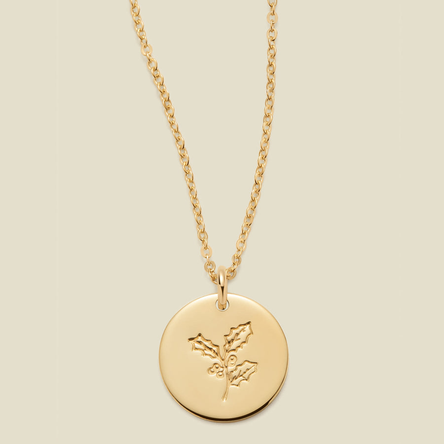 December Birth Flower Necklace