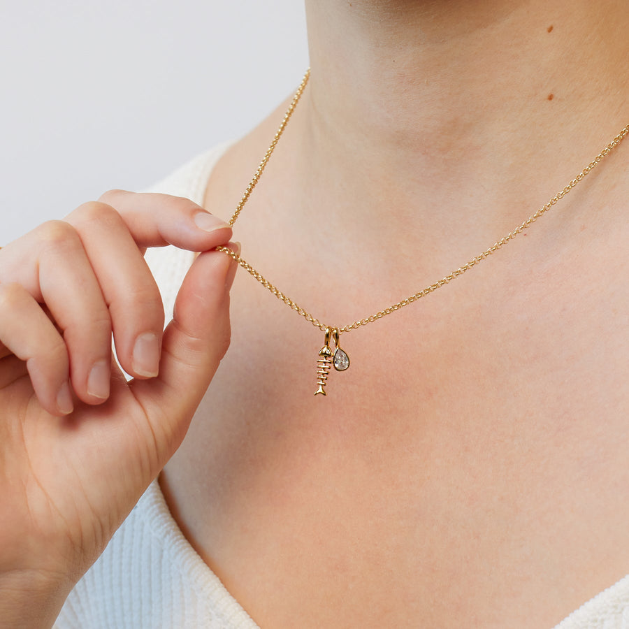 Fishbone Charm | Final Sale Lifestyle