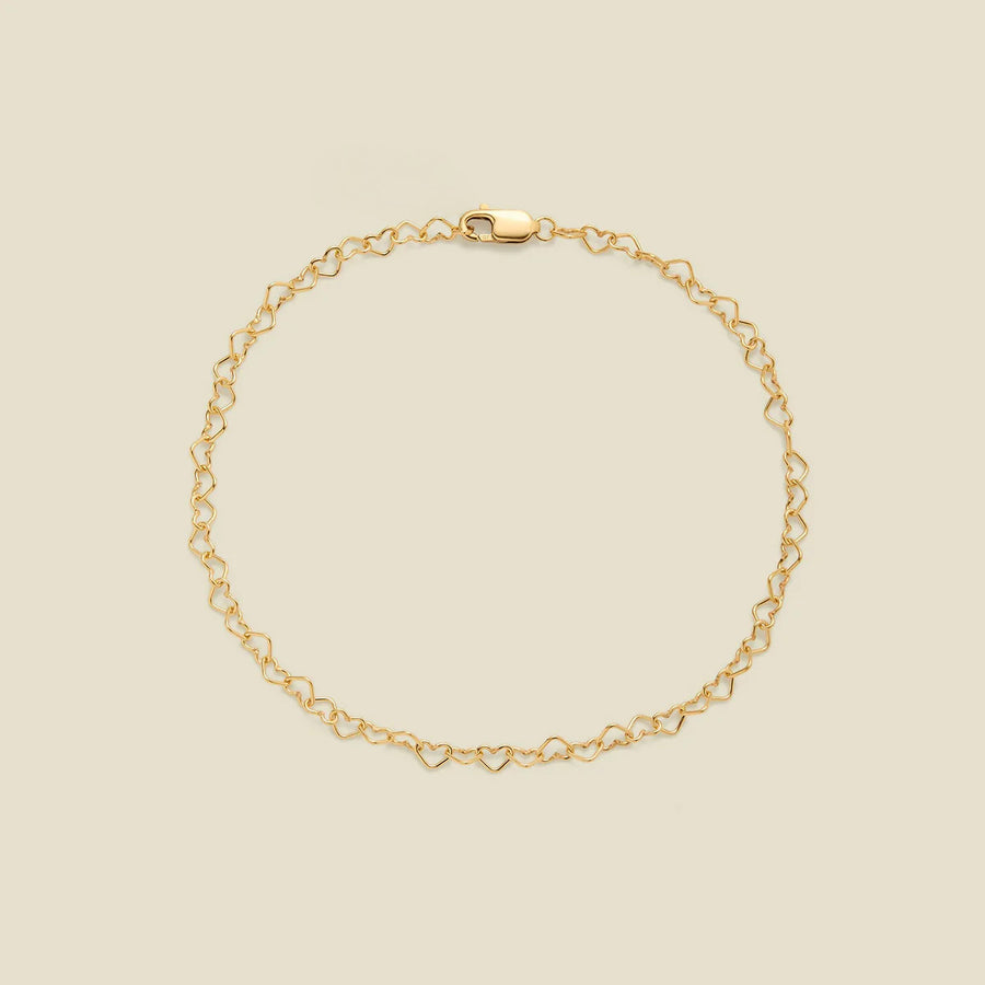 Heart Chain Bracelet