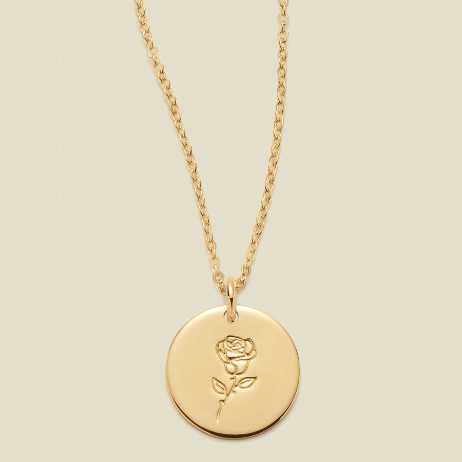 June Birth Flower Necklace