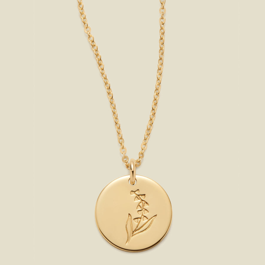 May Birth Flower Necklace