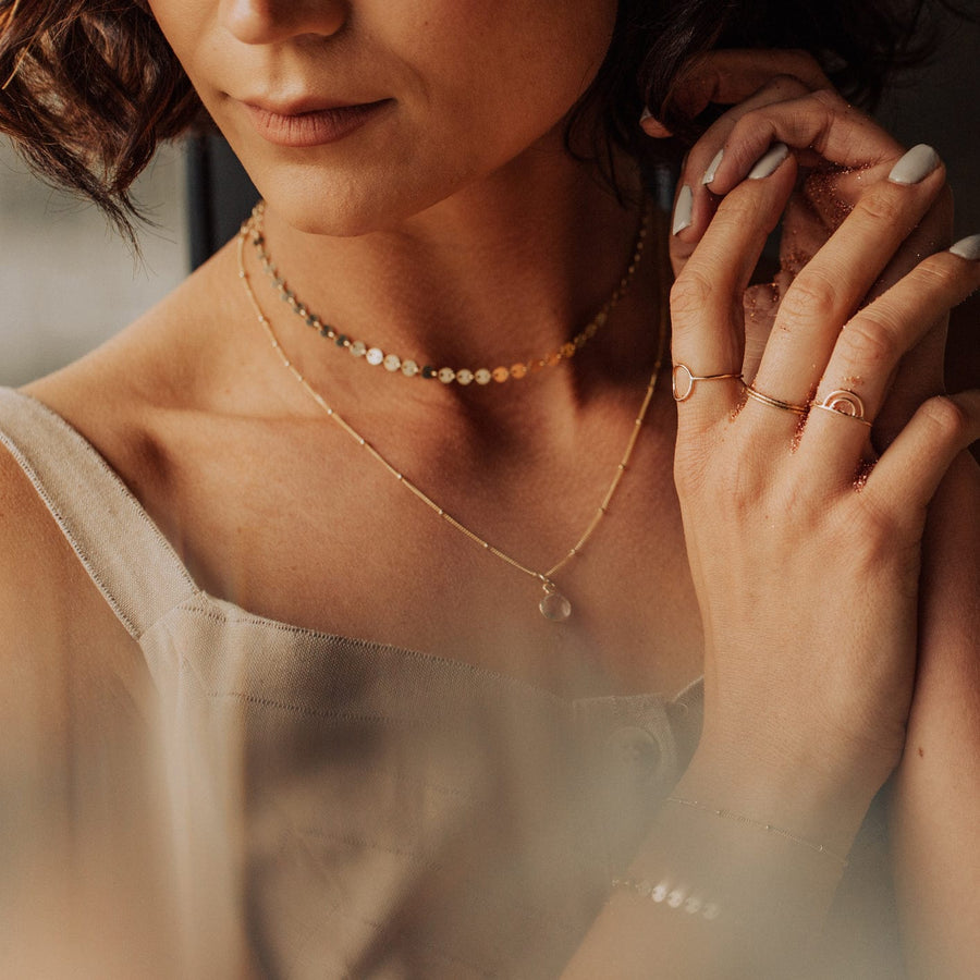 Poppy Choker Necklace Lifestyle