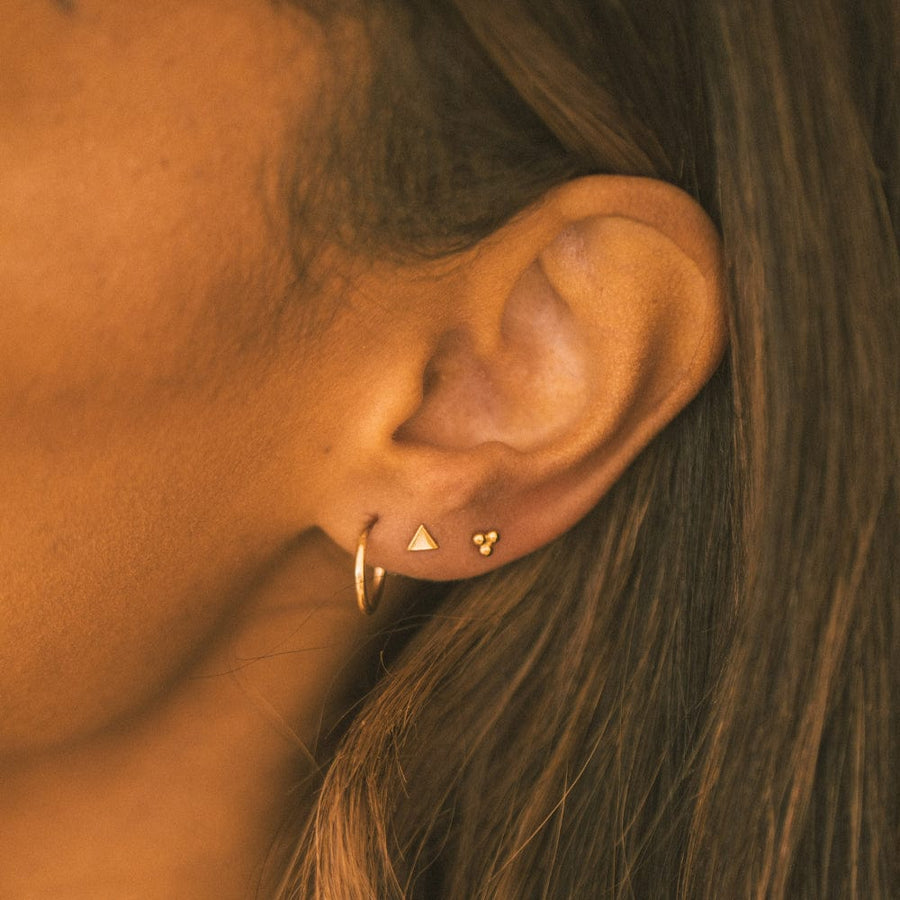 Trinity Bead Stud Earrings | Final Sale Lifestyle