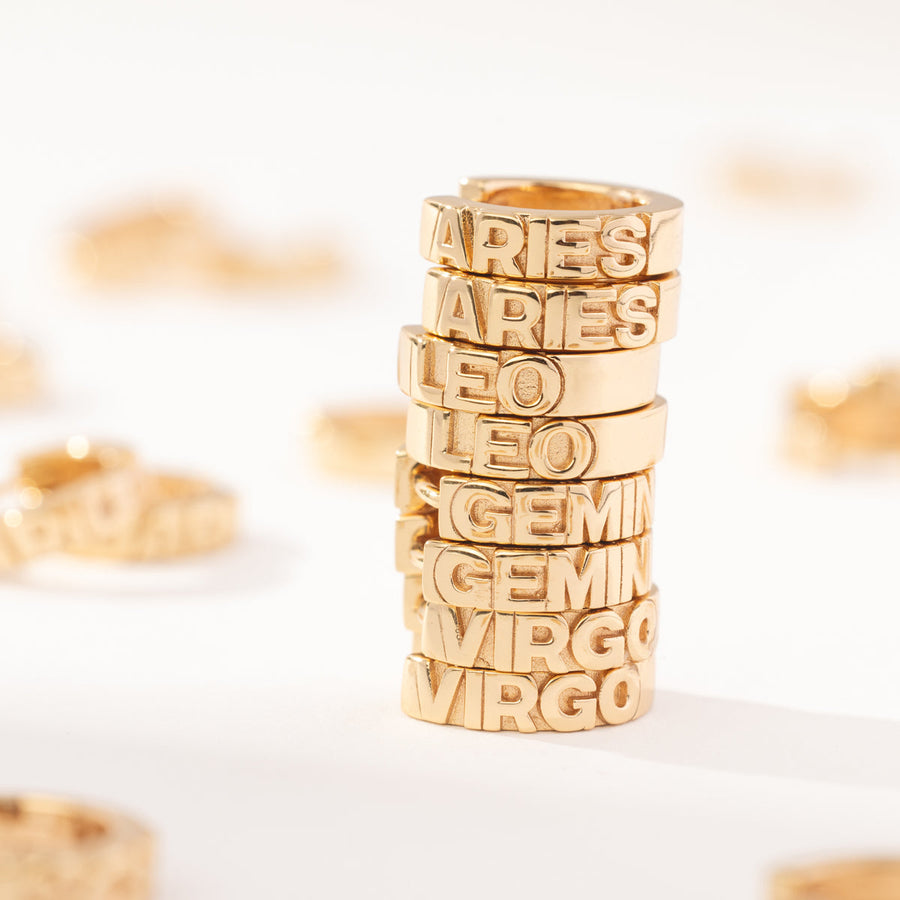 Virgo Huggie Hoop Earrings | Final Sale Lifestyle