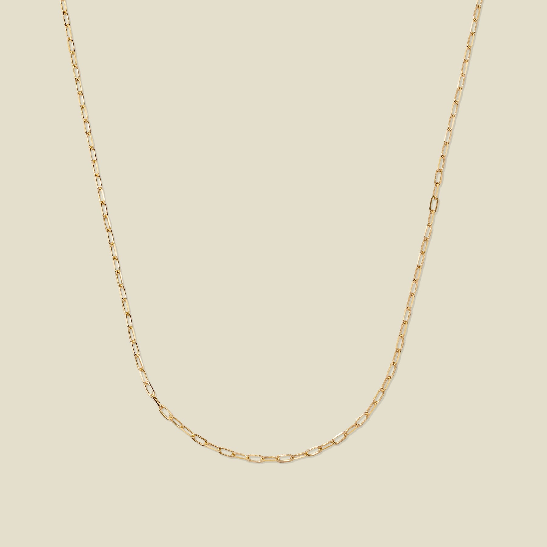 14k Mini Jude Chain 14k Solid Gold Necklace