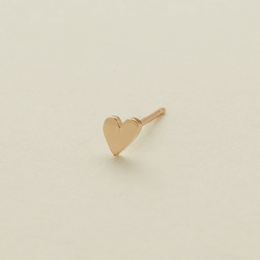 Heart Single Stud Earring | Final Sale