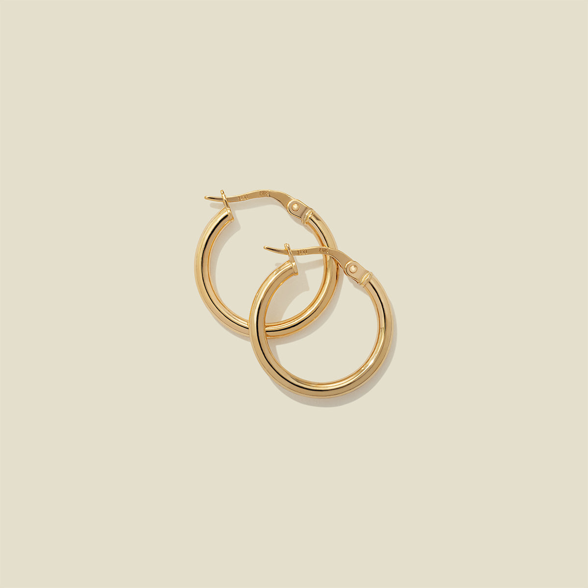 14K Solid Gold Maude Hoop Earrings 14k Solid Gold Earring