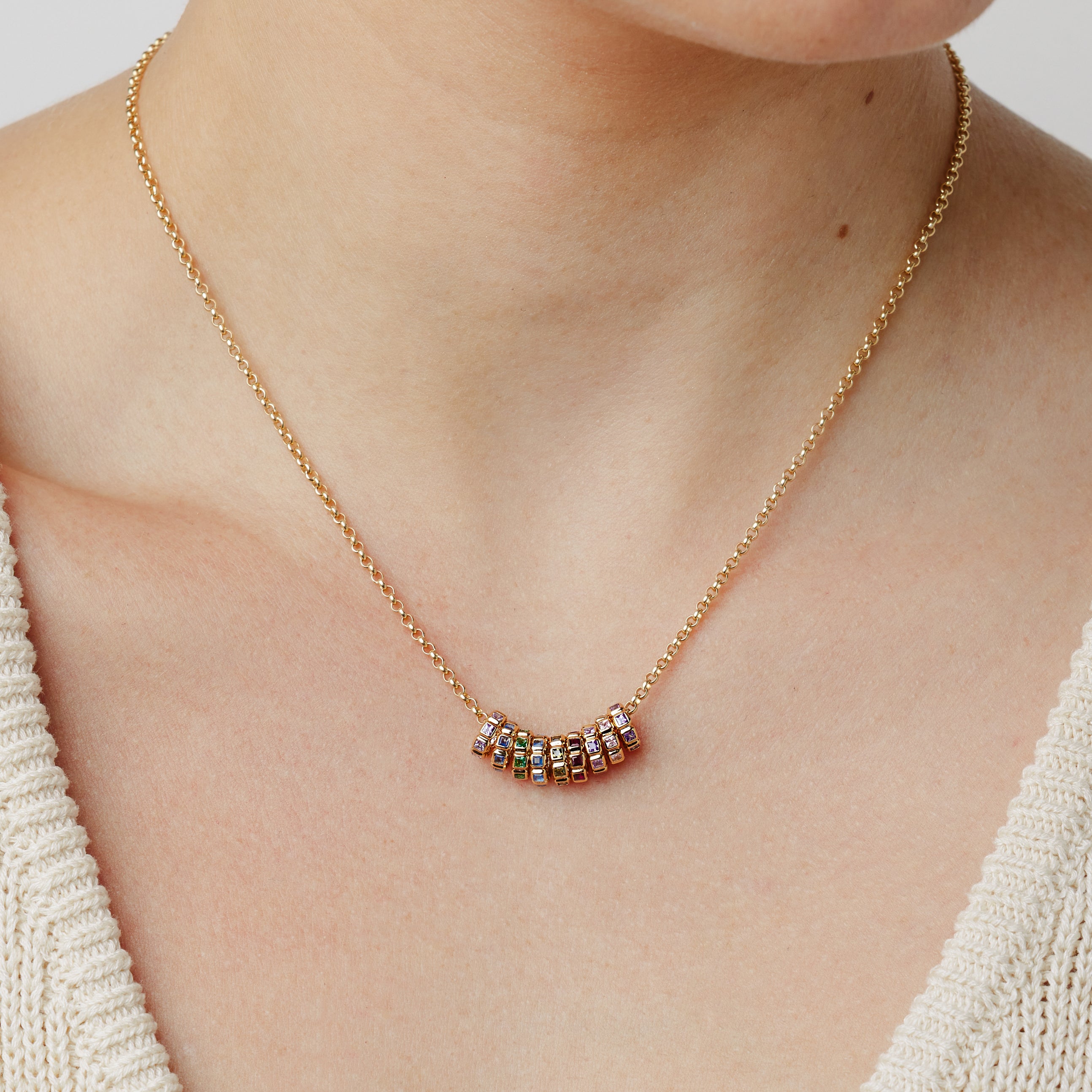 June Birthstone Spacer Charm