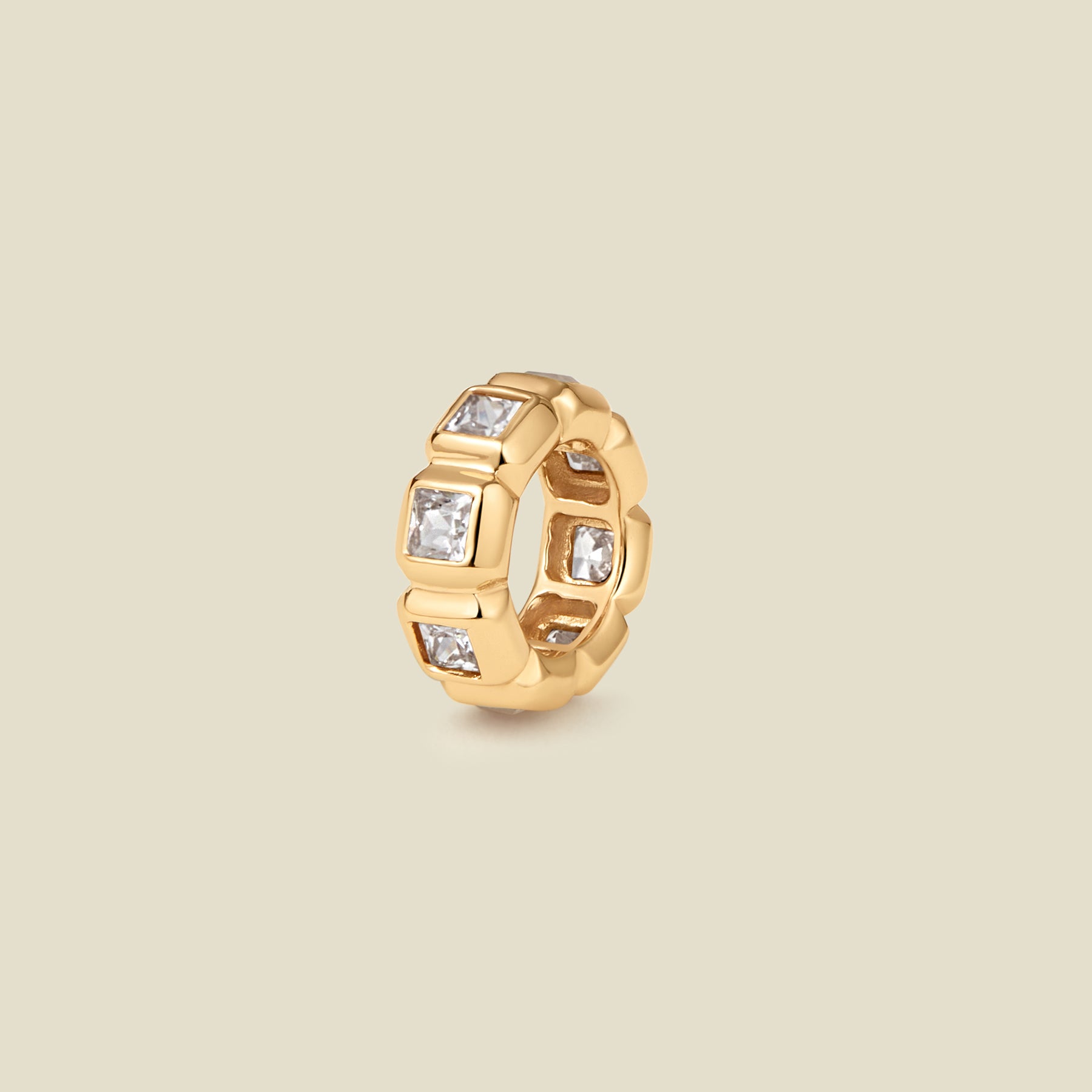 April Birthstone Spacer Charm