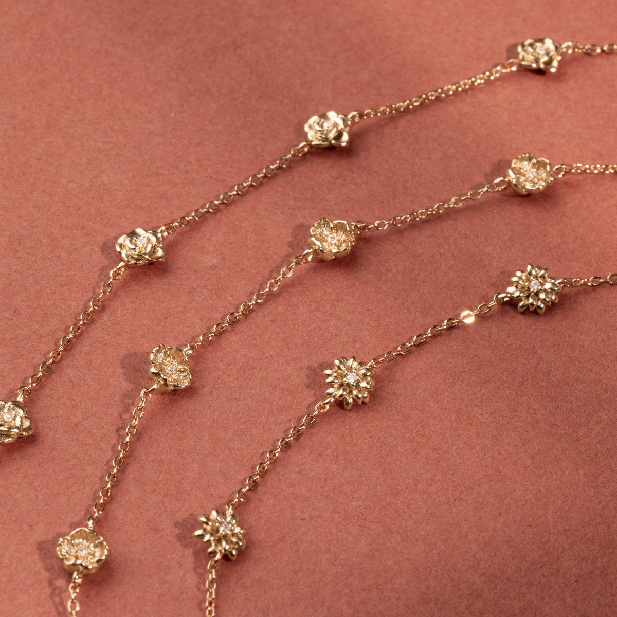 August CZ Birth Flower Station Bracelet