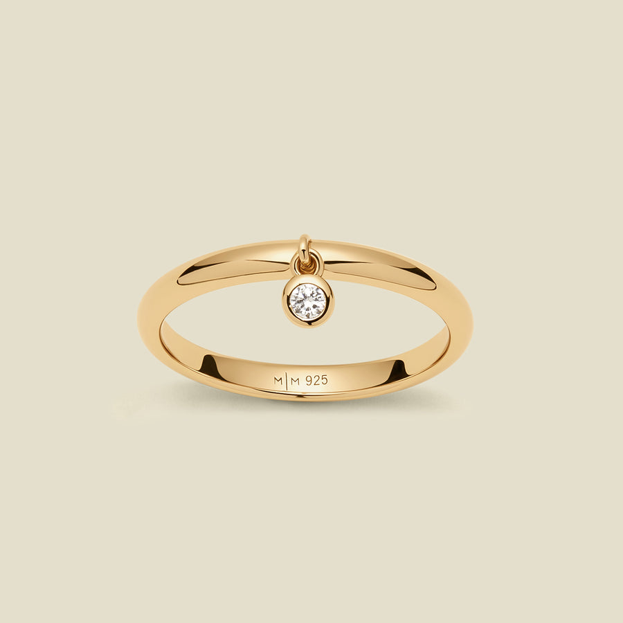 CZ Poppy Drop Ring