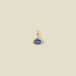December Oval Birthstone Charm
