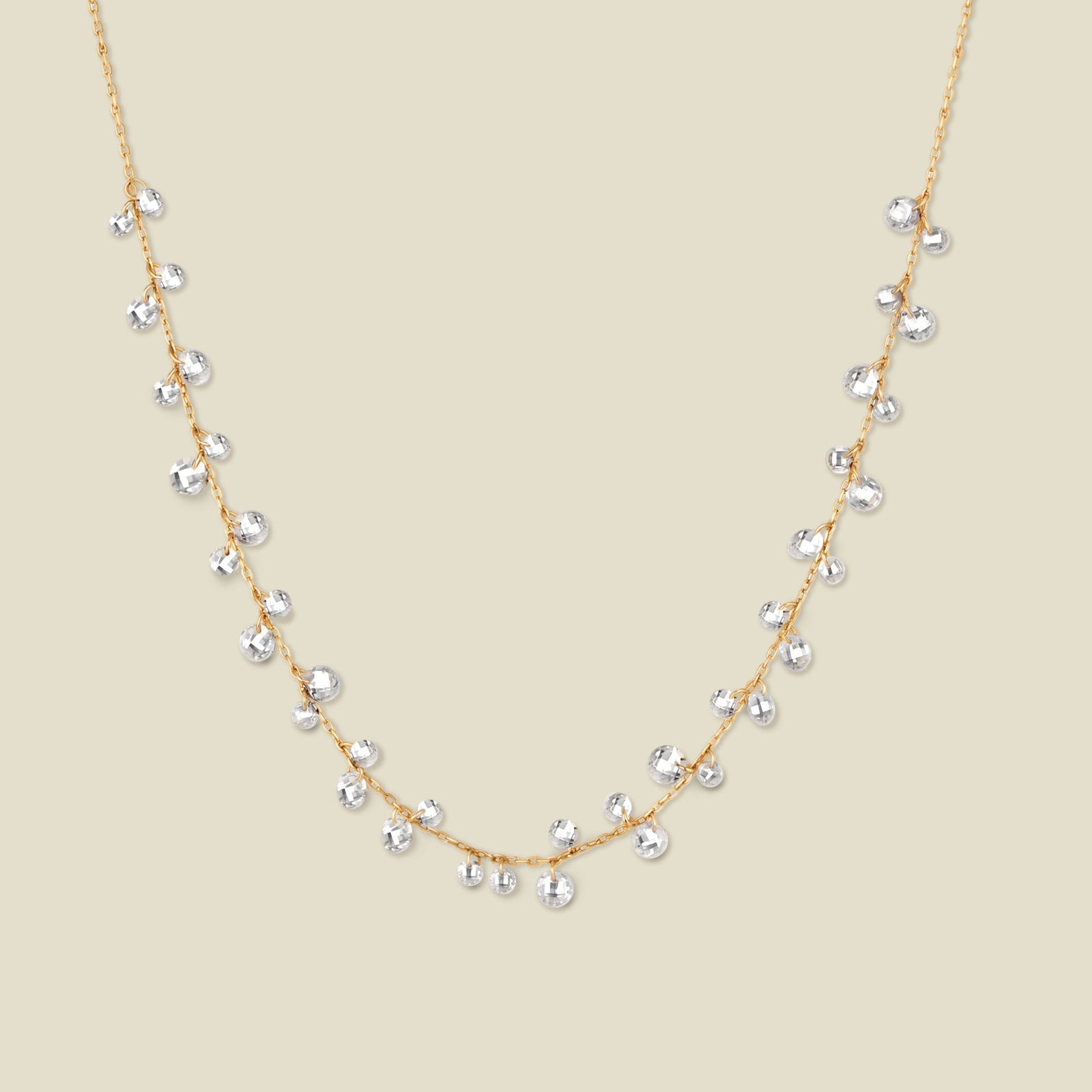 Dew Drop Floating Necklace