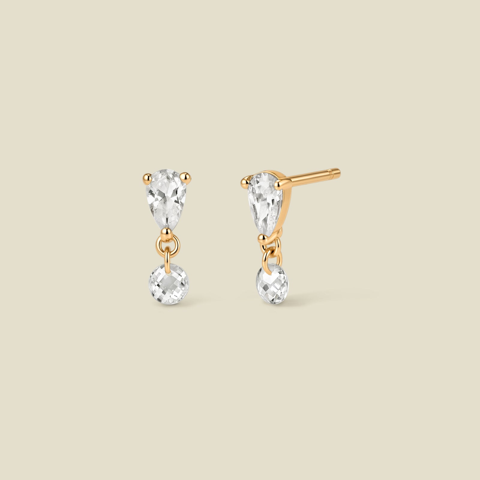 Dew Drop Stud Earrings