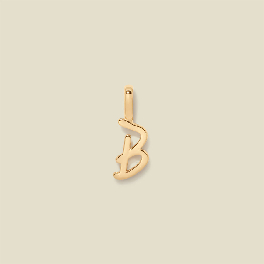 Script Initial B Charm