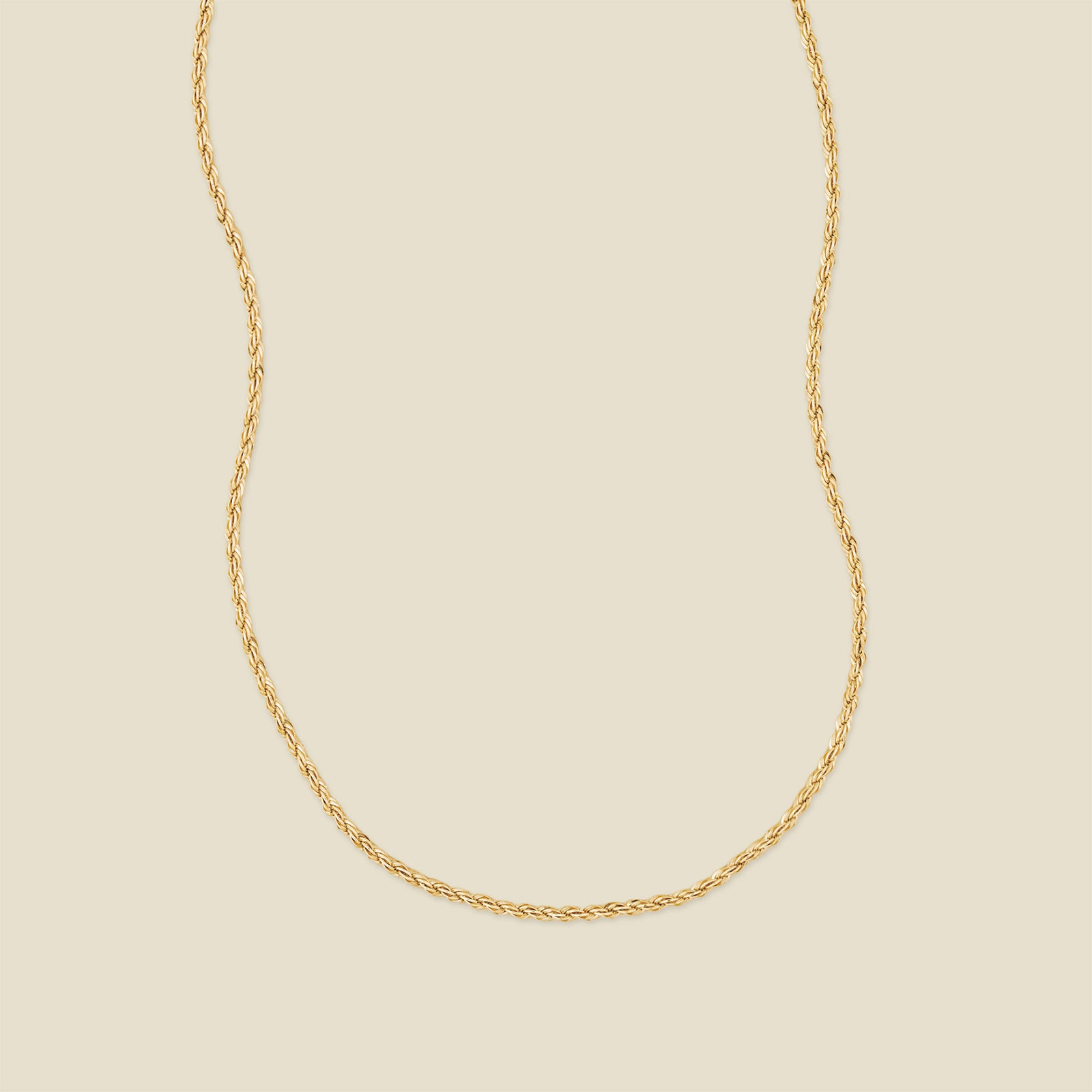 French Rope Chain Necklace