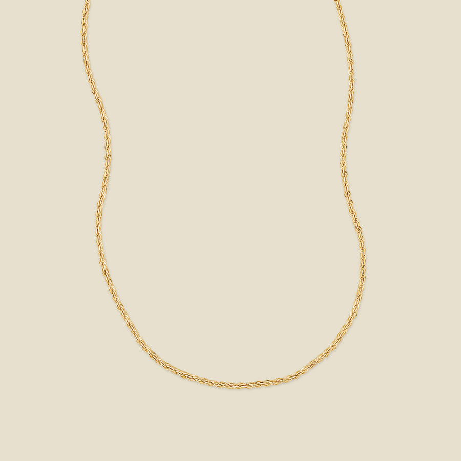 French Rope Chain Necklace