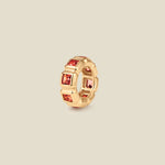 January Birthstone Spacer Charm