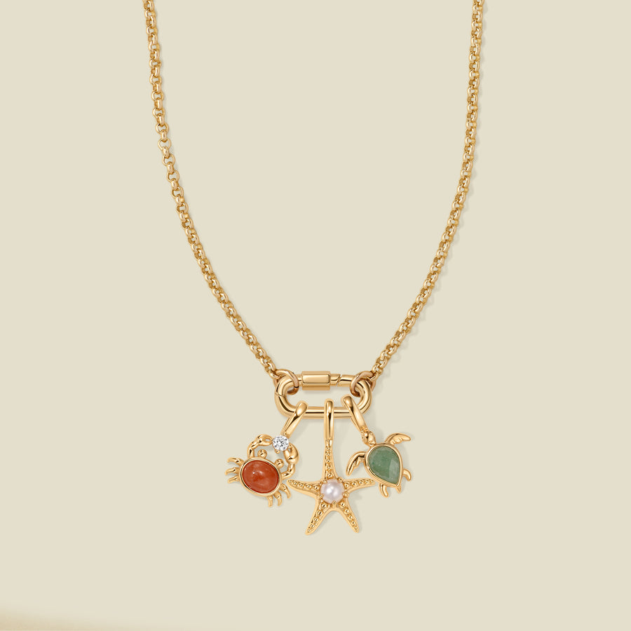 Low Tide Charm Necklace Set
