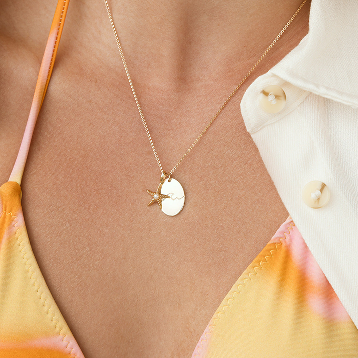 Starfish Charm Necklace