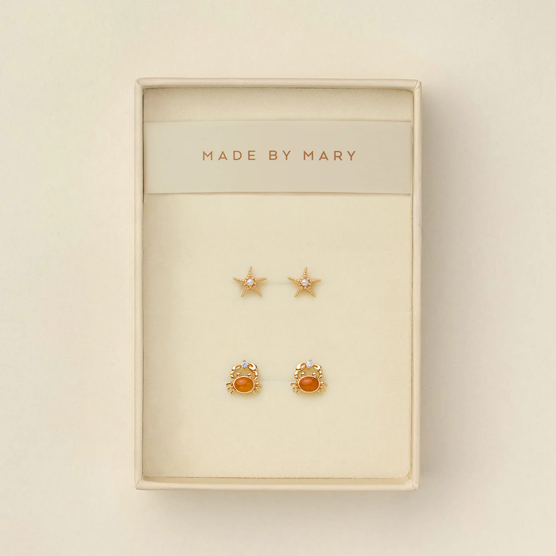Low Tide Crab Stud Earrings Set