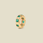 May Birthstone Spacer Charm