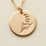 May Birth Flower Necklace