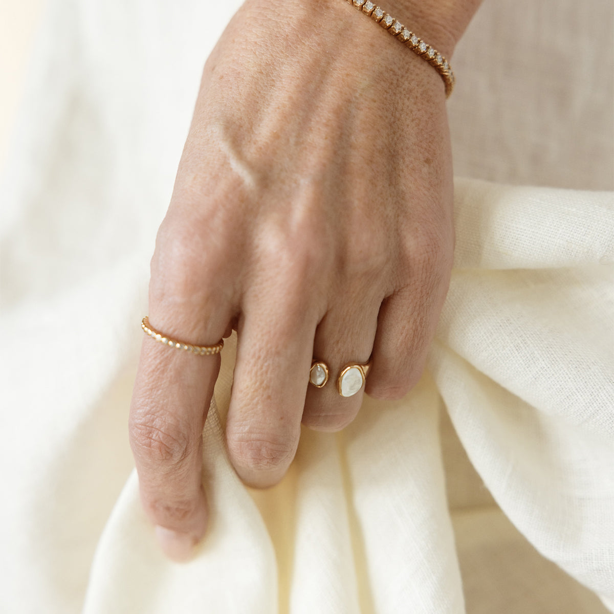 Baroque Pearl Statement Ring