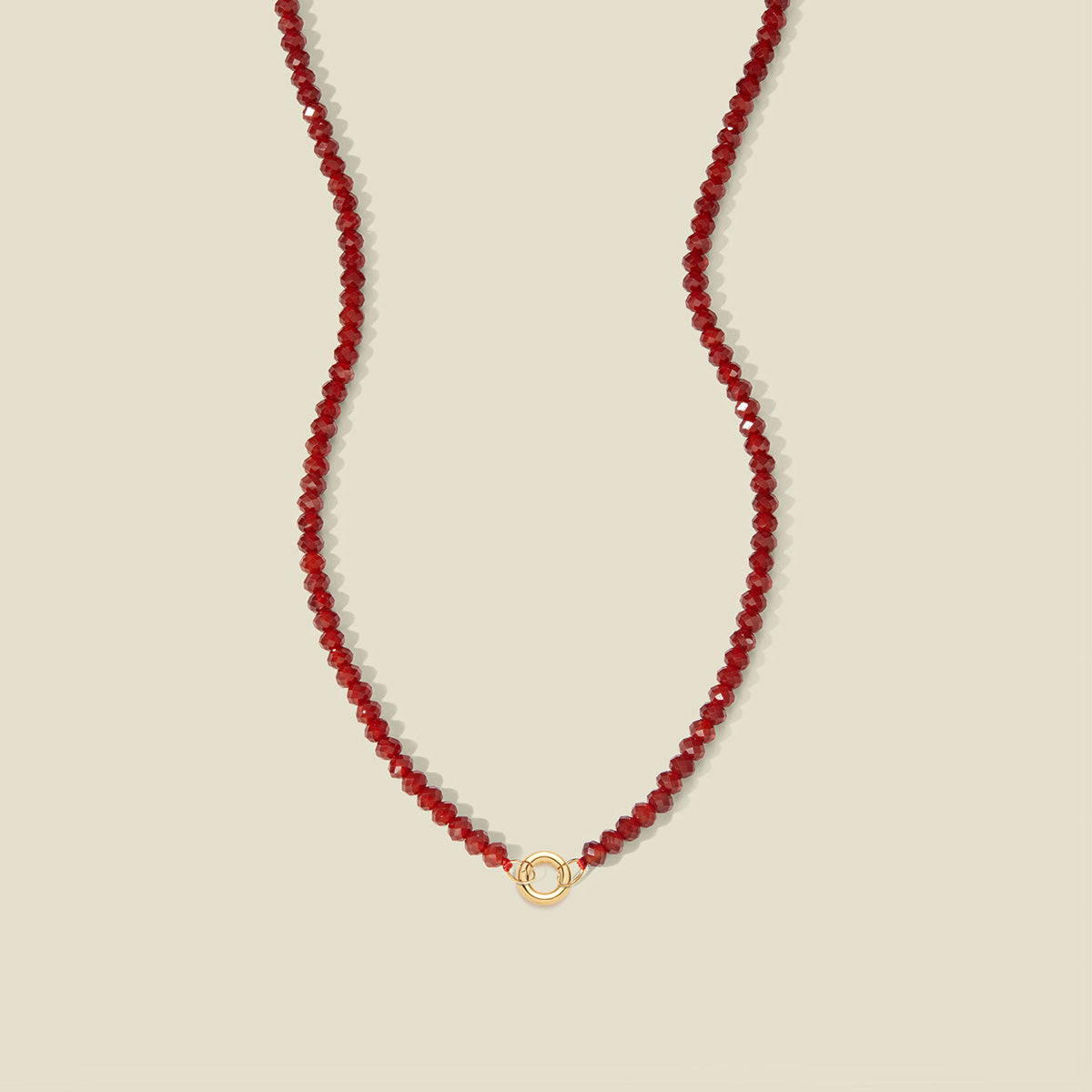 Gemstone Charm Necklace