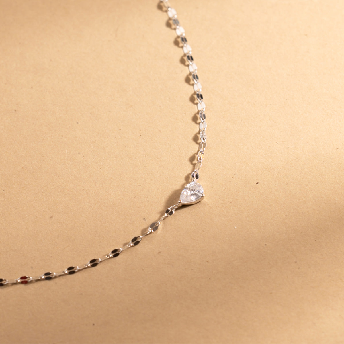 Dew Drop Solitaire Necklace