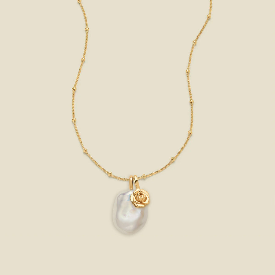 Petals & Pearls Necklace Set