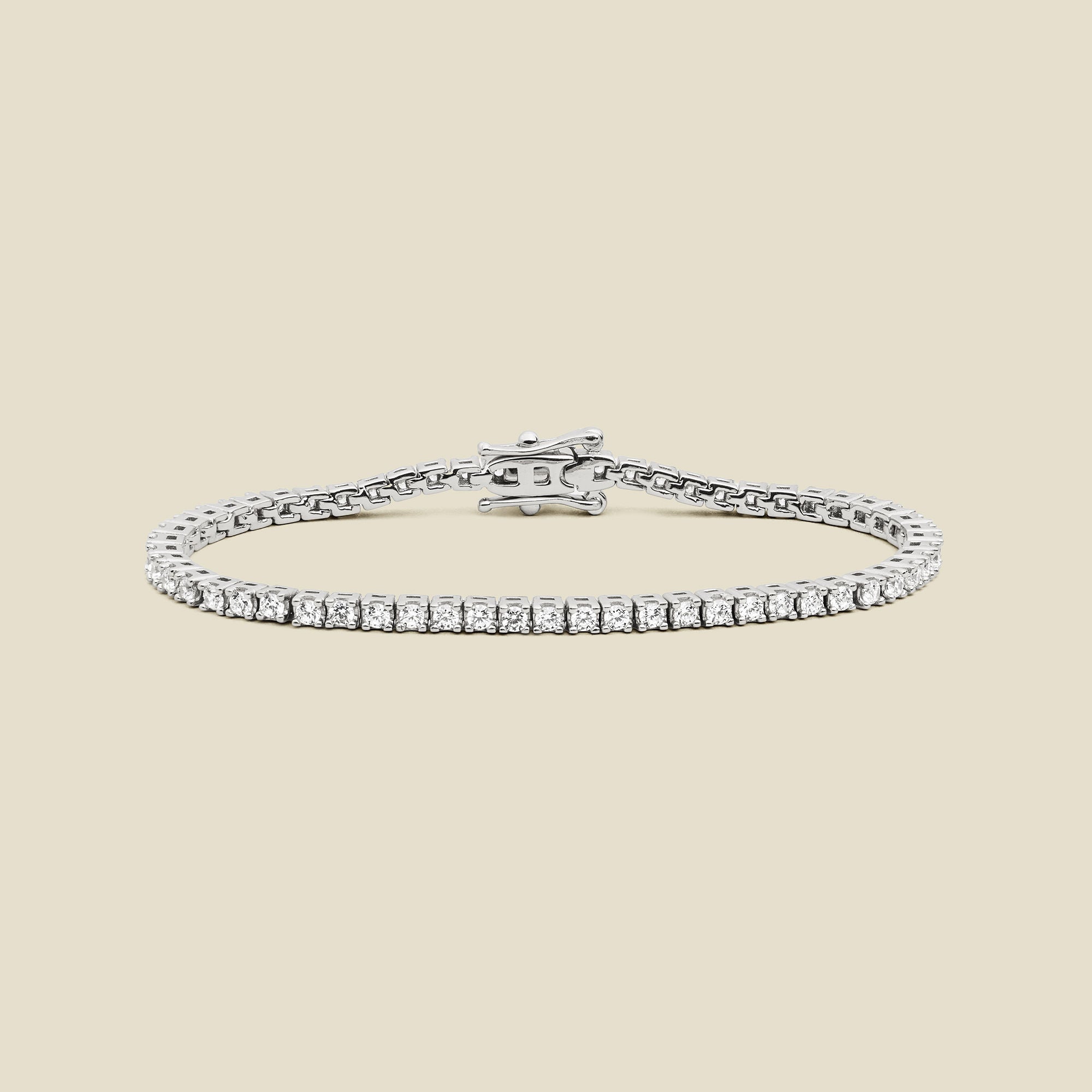 CZ Prong-Set Tennis Bracelet