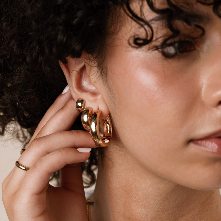 Sol Hoop Earrings Lifestyle