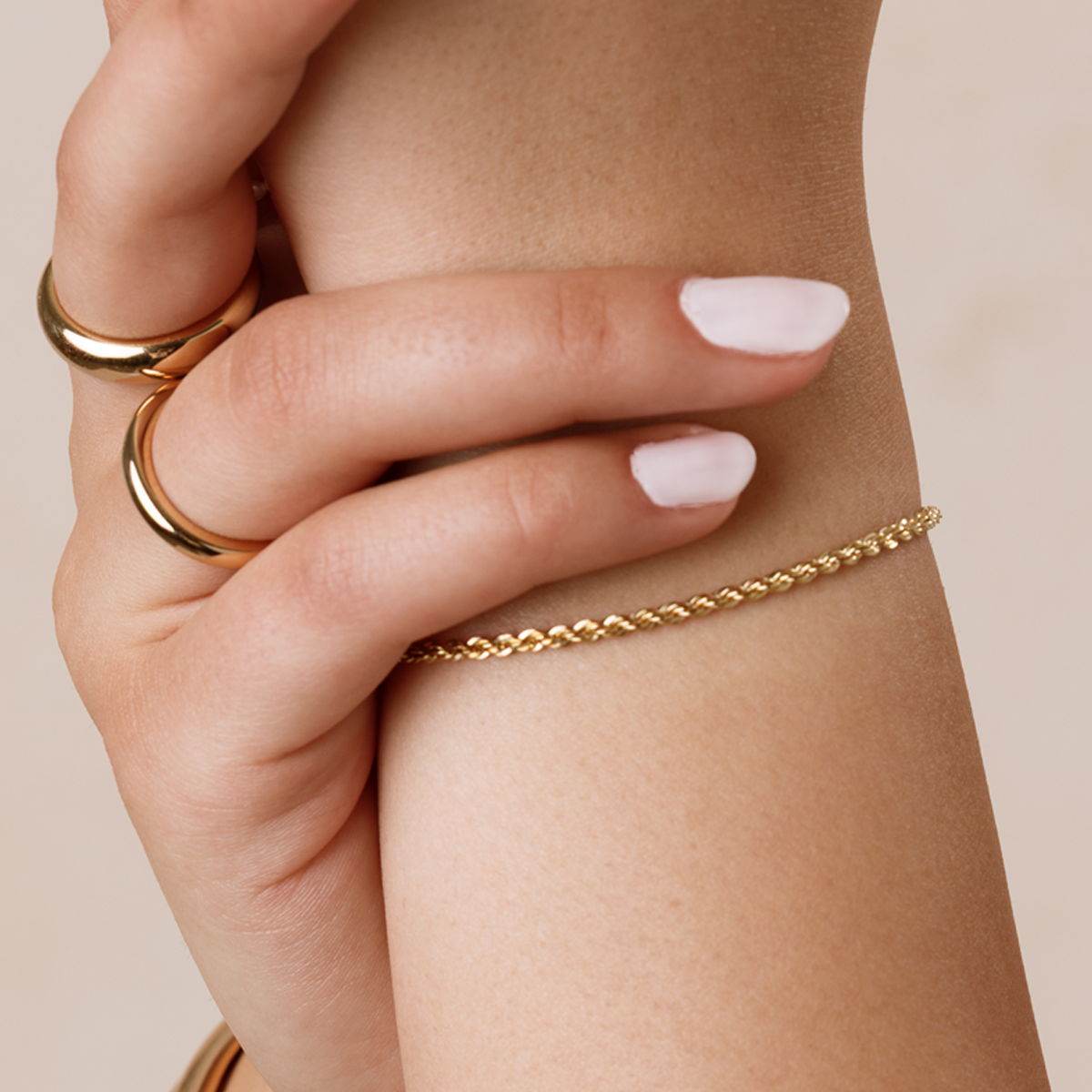 French Rope Chain Bracelet