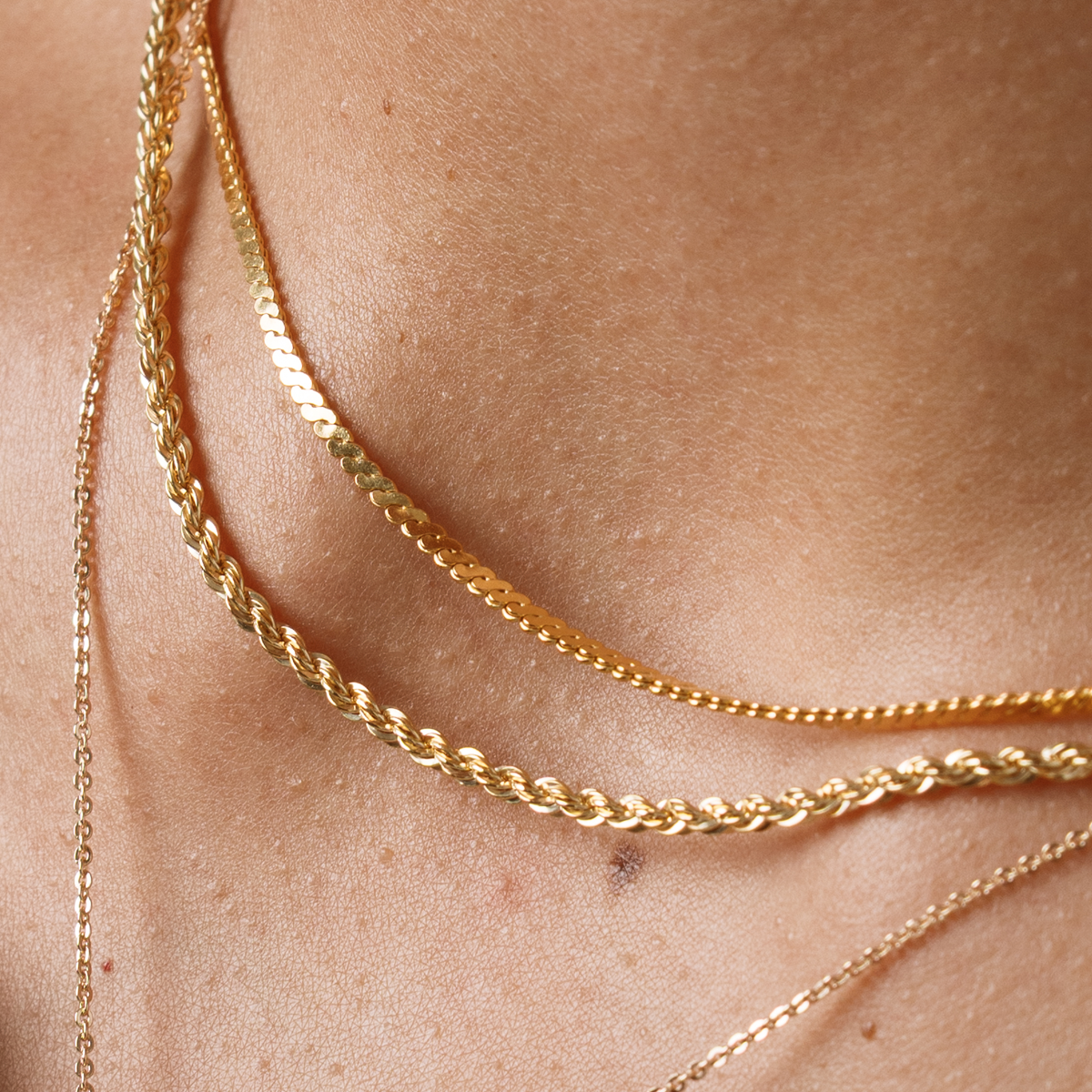 French Rope Chain Necklace