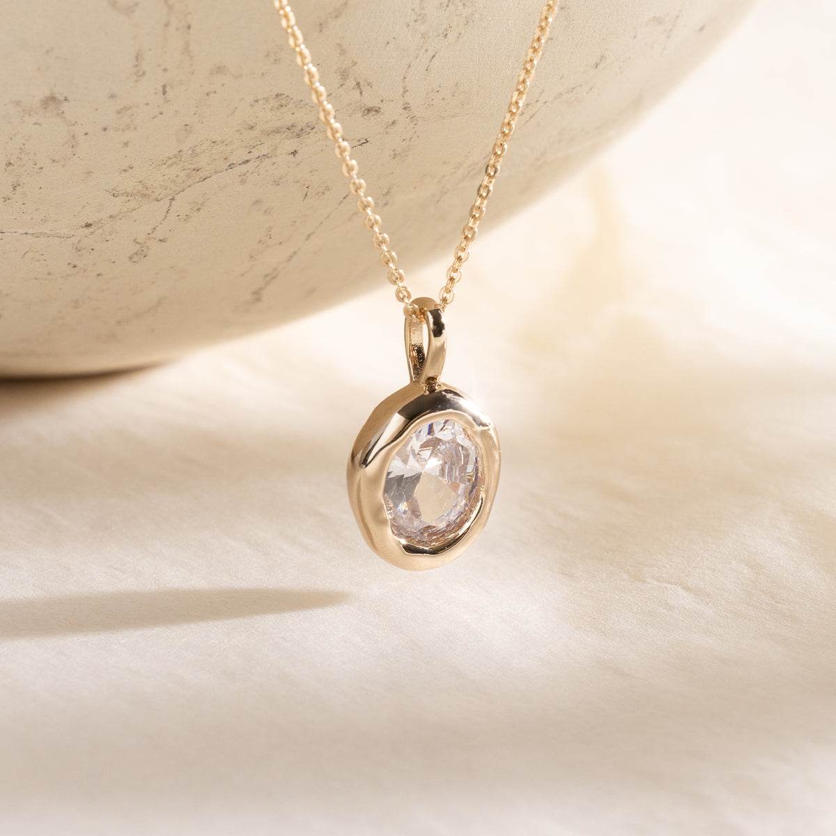 Tova Oval Charm Necklace