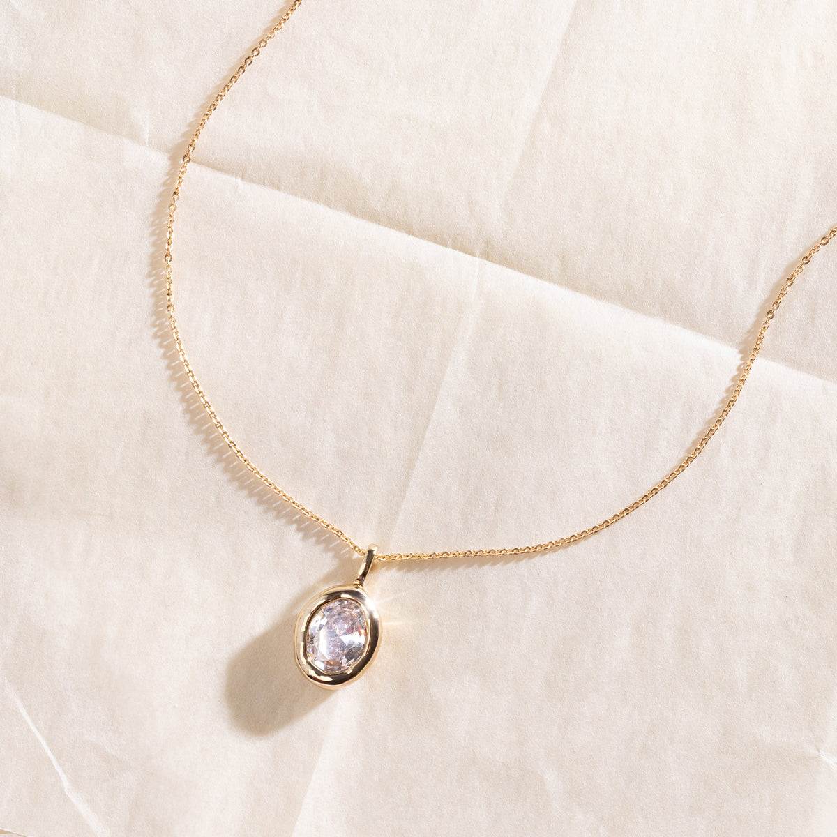 Tova Oval Charm Necklace