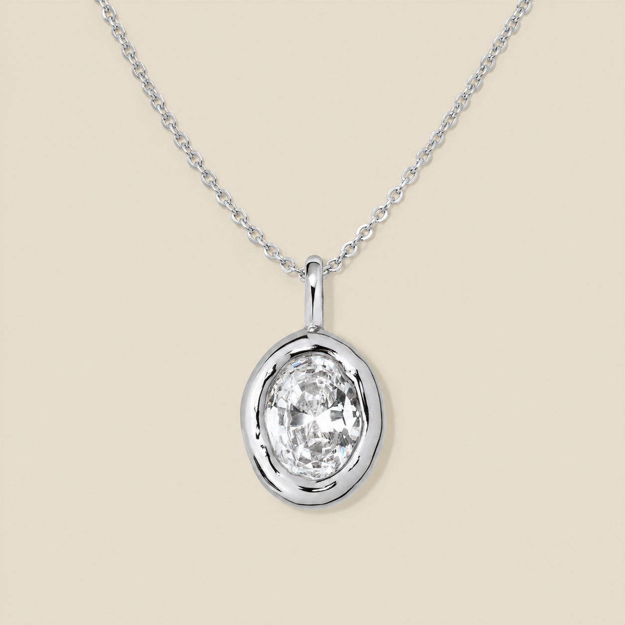 Tova Oval Charm Necklace