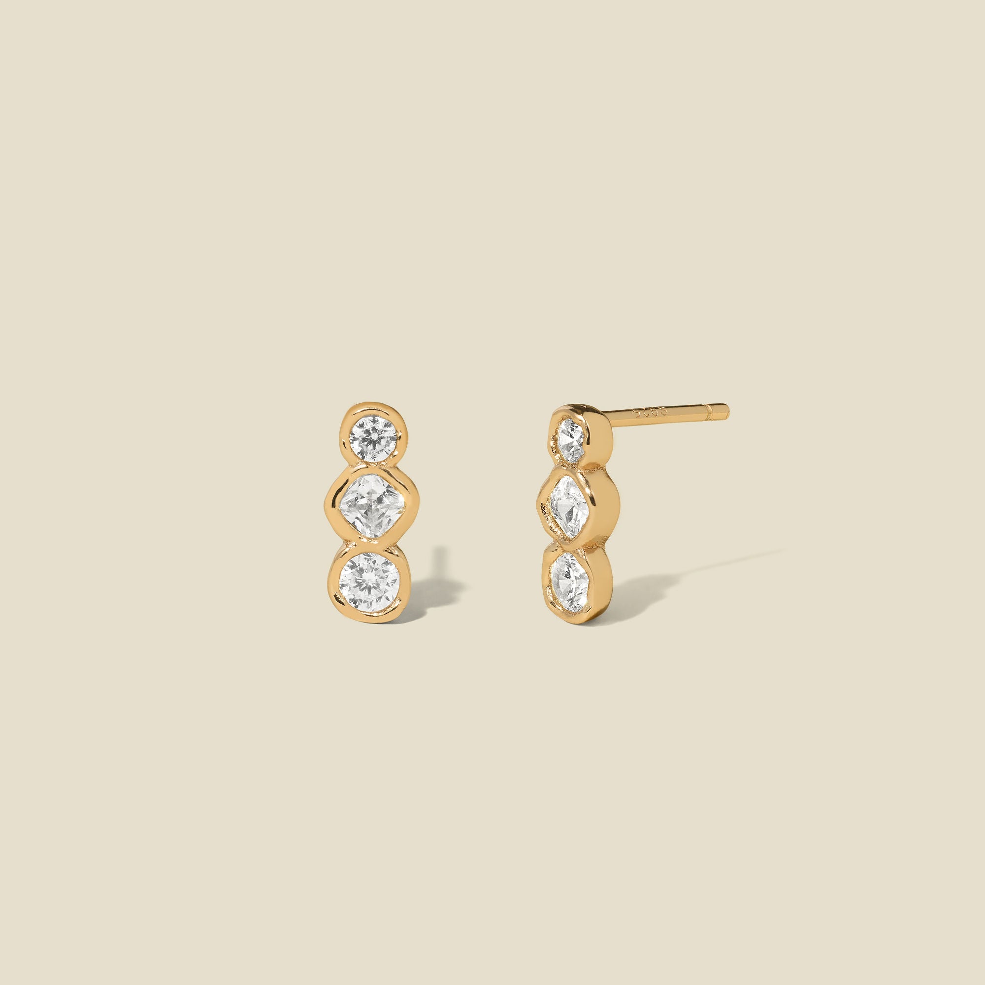 Tova Triple Stud Earrings