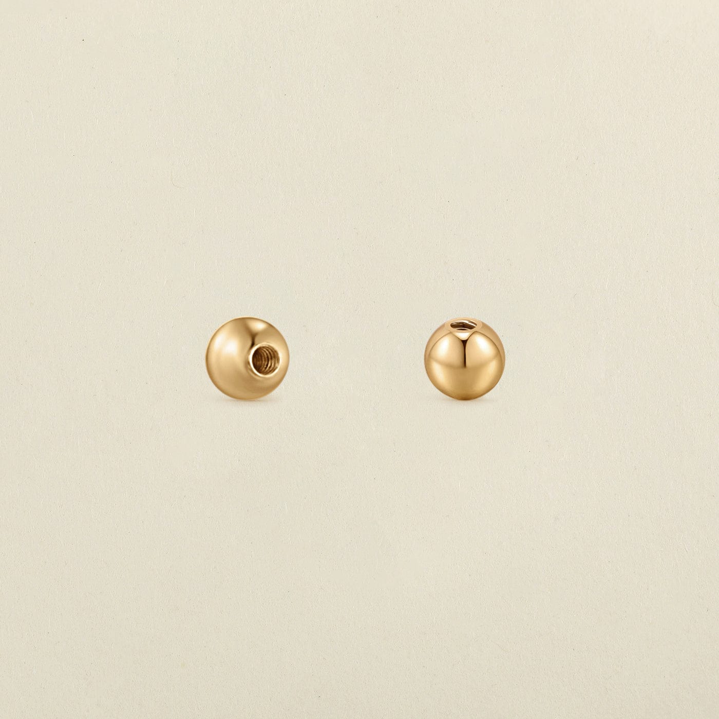 Add-On Earring Ball Backs Gold Vermeil Add Ons