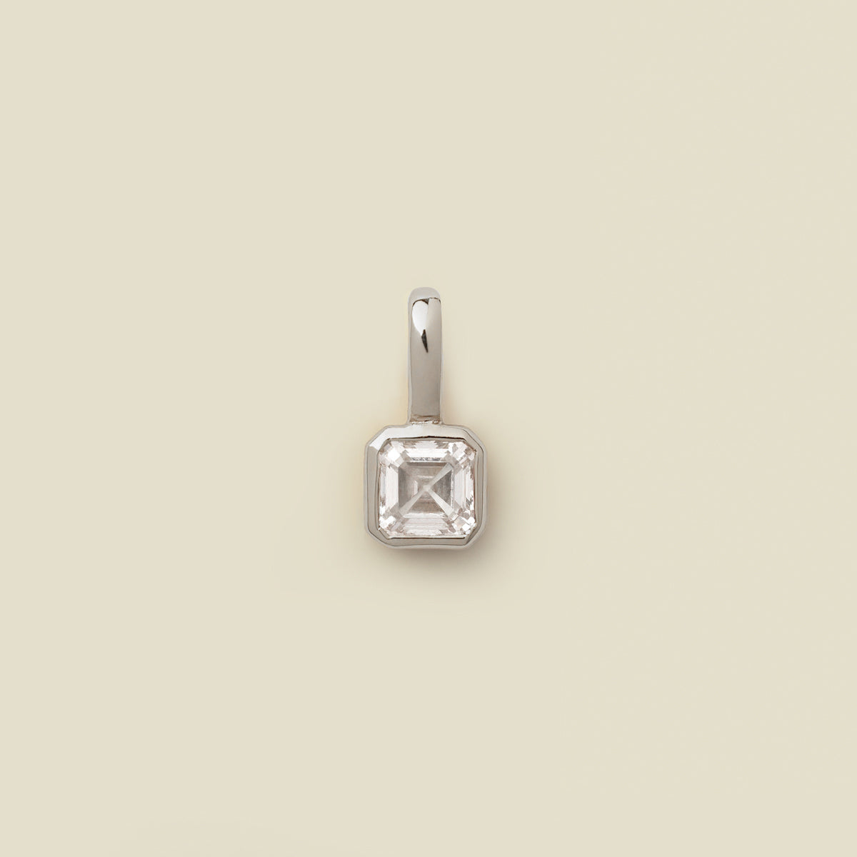 April Birthstone Charm Silver Add Ons