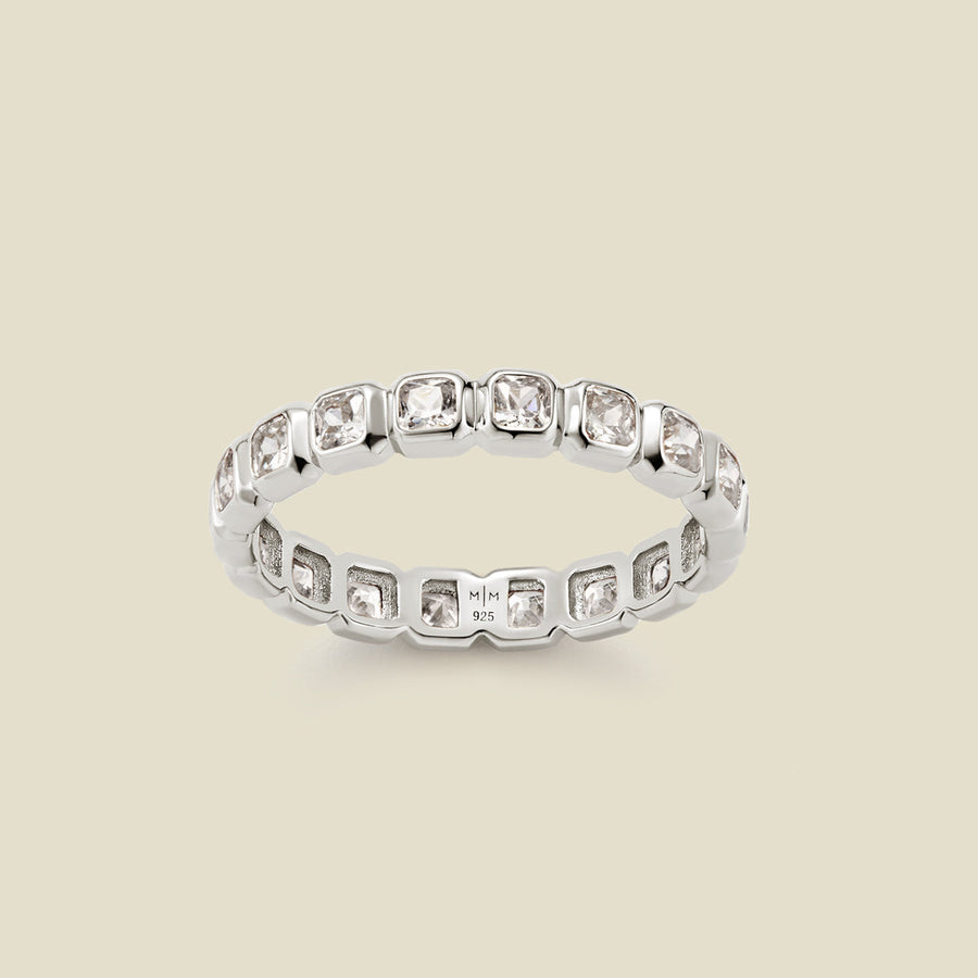 April Birthstone Eternity Ring Lifestyle