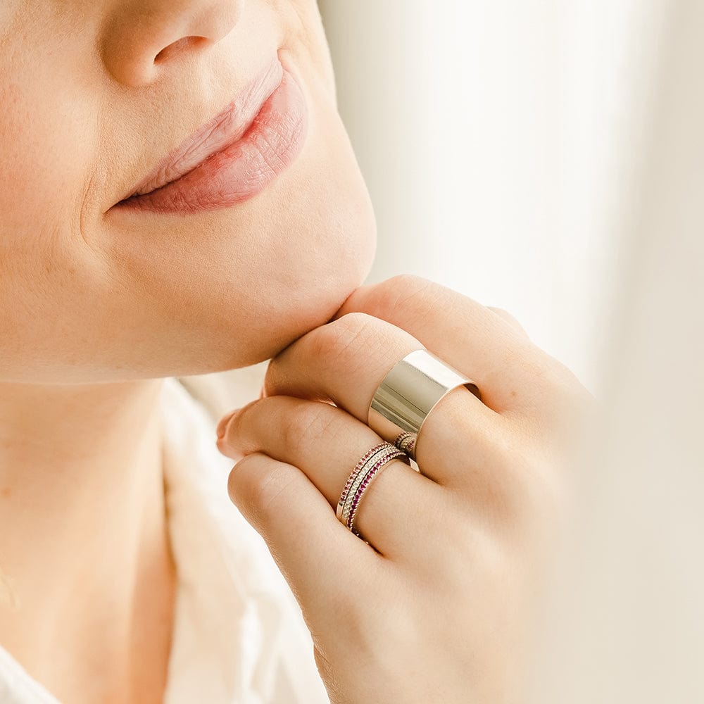 April Birthstone Stacking Ring Ring