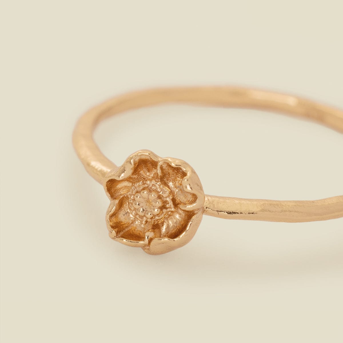 August Birth Flower Ring Ring